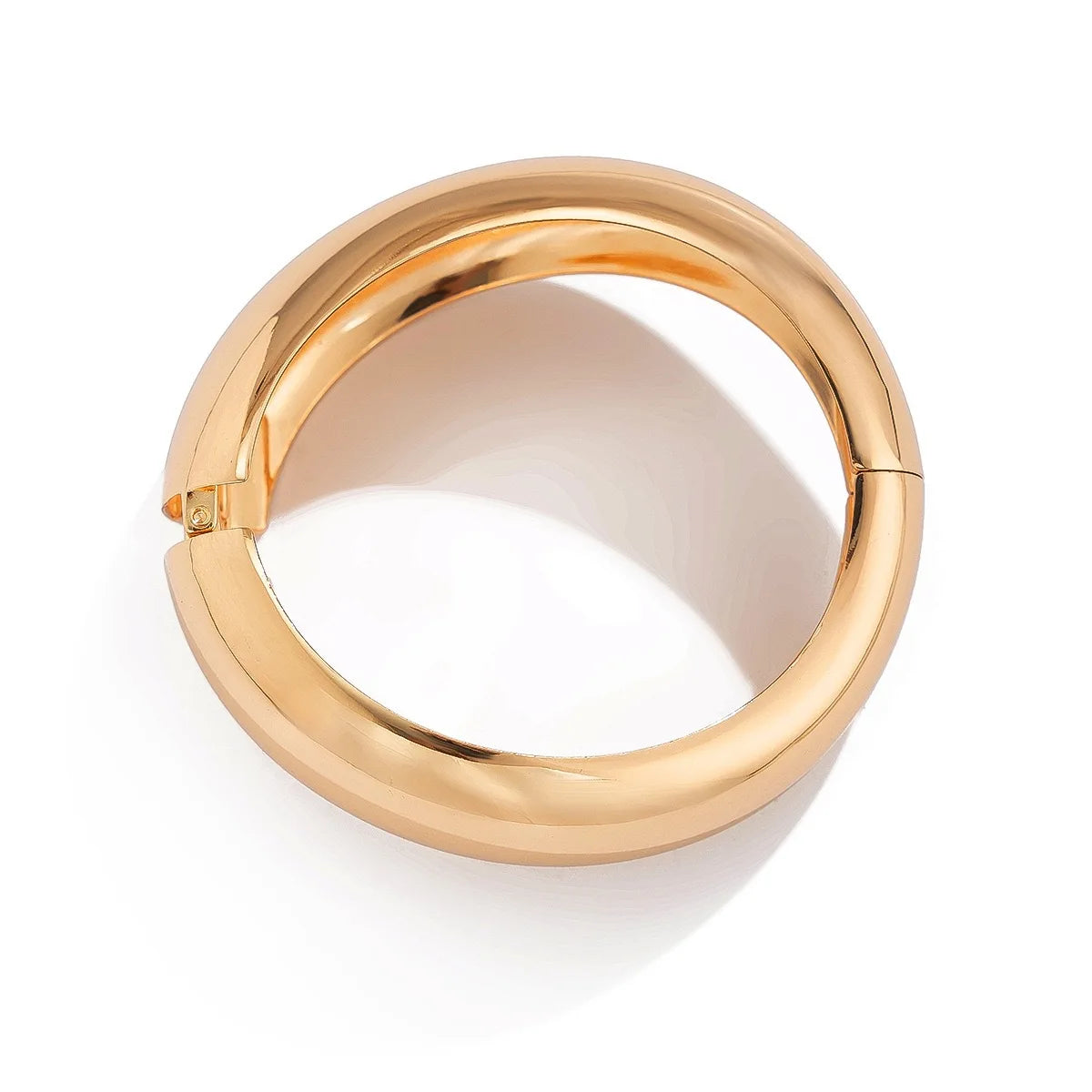 Hip Hop Water Drop Cuff Wide Bangles Vintage Punk Gold Silver Color Geometric Spring Bangles Women Bracelets Men Jewelry