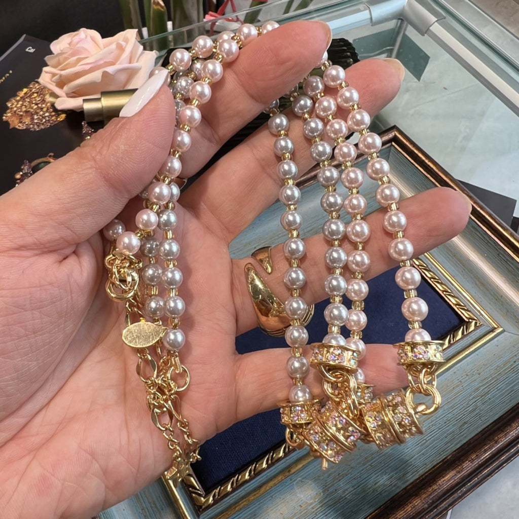 Vintage retro versatile casual commuting style, gentle and cute, sweet and magnetic universal chain