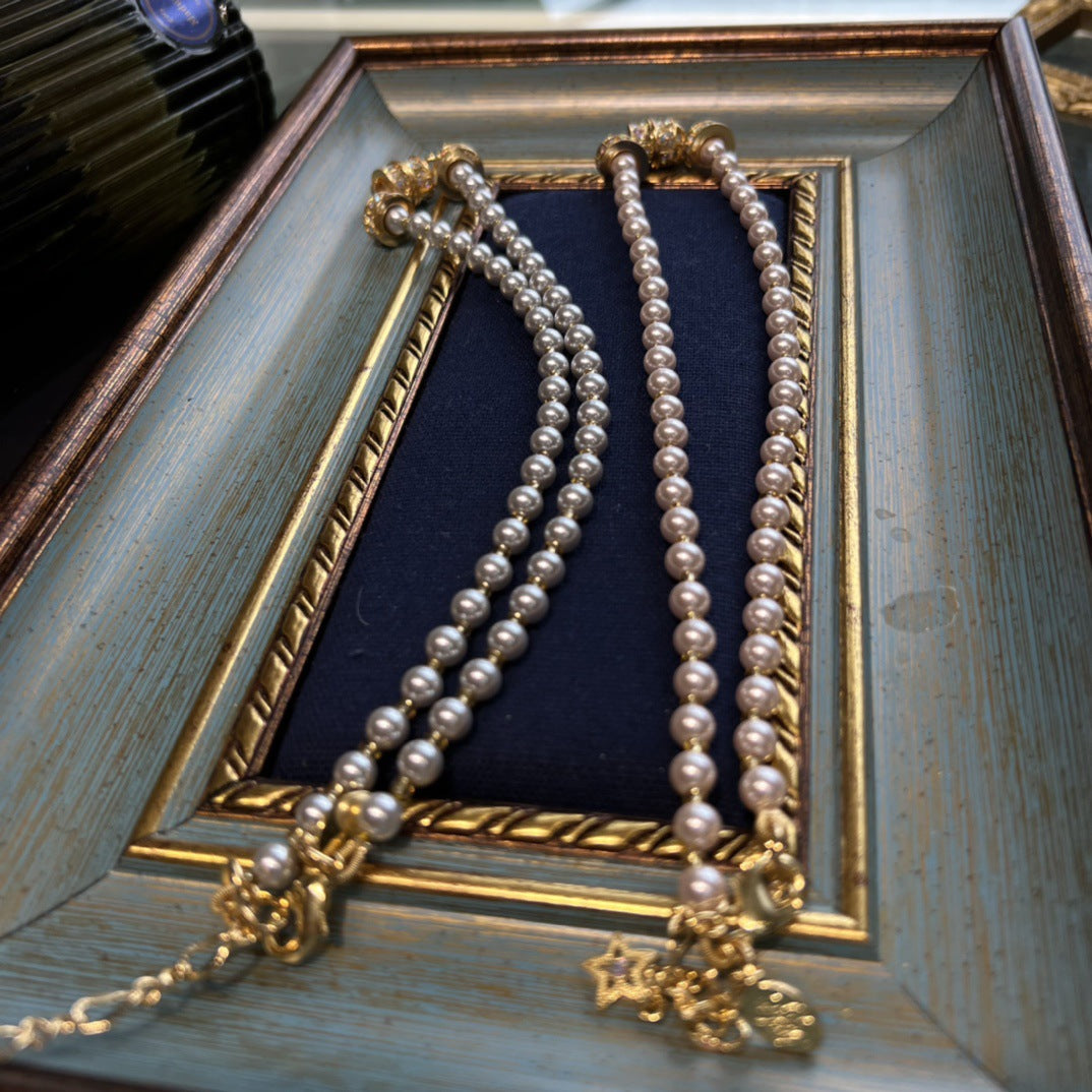 Vintage retro versatile casual commuting style, gentle and cute, sweet and magnetic universal chain